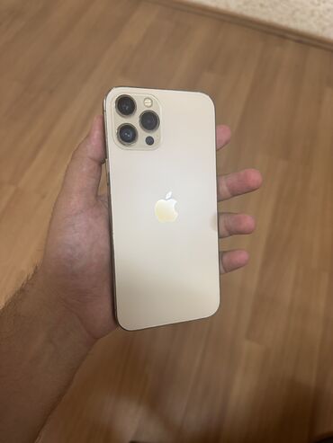 Apple iPhone: IPhone 12 Pro Max, 256 GB, Qızılı, Simsiz şarj