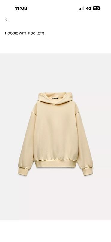 ugg cizme kopije: ZARA komplet – dukserica s kapuljačom i ravne plush trenerke - Boja — 1