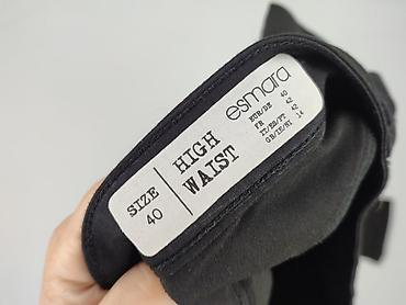 pull and bear rozmiary spodni: Esmara, Spodnie materiałowe damskie, rozmiar L — 4