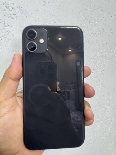 айфон дешево: IPhone 11, Колдонулган, 128 ГБ, Black Titanium, 81 %