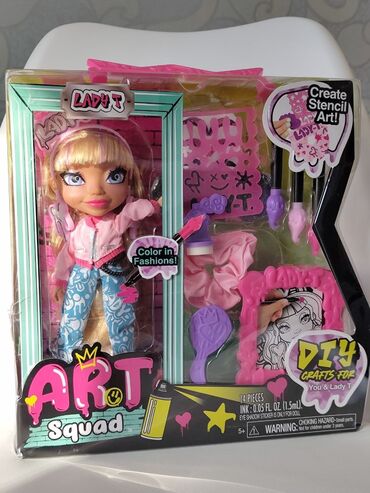 art zone: Куклы Art Squad оригинал из США. Арт-отряд - это группа талантливых