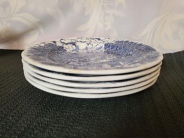 Ostali antikviteti: Engleski tanjiri Crown Ducal iz 70ih. Engleski desertni tanjiri bez — 7