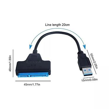 ssd 2: Адаптер SATA к USB3.0/Type-C для подключения 2.5 дюймового жёсткого — 4