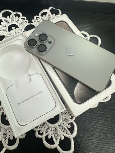 Apple iPhone: IPhone 15 Pro, 128 GB, Natural Titanium, Sənədlərlə — 4