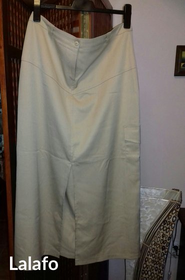 suknja plisirana: 2XL (EU 44), Midi, bоја - Bež