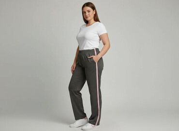 only play curve spodnie: Lotus, Material trousers for women, size XL