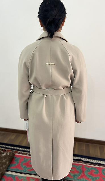 Пальто: Пальто, Классика, Осень-весна, Ангора, Длинная модель, Двубортная модель, 2XL — 4