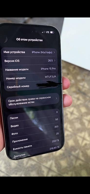 бу чехол: IPhone 15 Pro, 256 ГБ Торг есть Основные характеристики: - Модель — 2