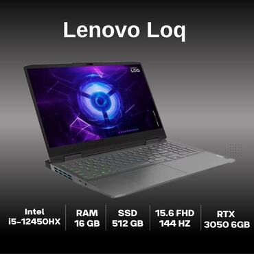 ddr3 ekran kartı: Б/у Lenovo LOQ, 15.6 ", Intel Core i5, 512 ГБ, Самовывоз, Бесплатная доставка