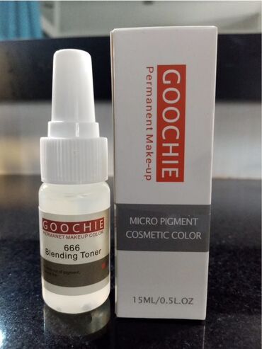 ten effekti qaş: Məhsul: Goochie Permanent Make-up – 666 Blending Toner Həcmi: 15 ml