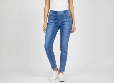cross jeans zakręt: DENIM JEANS, Jeansy damskie, rozmiar M