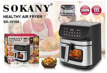frye: Аэрофритюрница SOKANY Healthy Air Fryer SK‑10104 - Объем: 12 л — — 4
