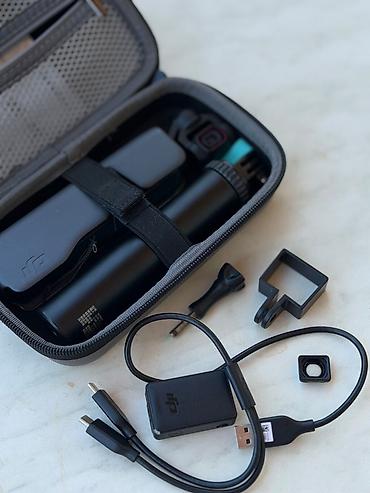 adaptırlar: DJI Action kameraları üçün aksesuar dəsti və daşıma çantası Məzmun: - — 2