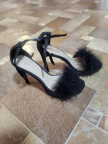 Женская обувь: Босоножки, 36, H&M, Б/у, цвет - Черный, Самовывоз — 2