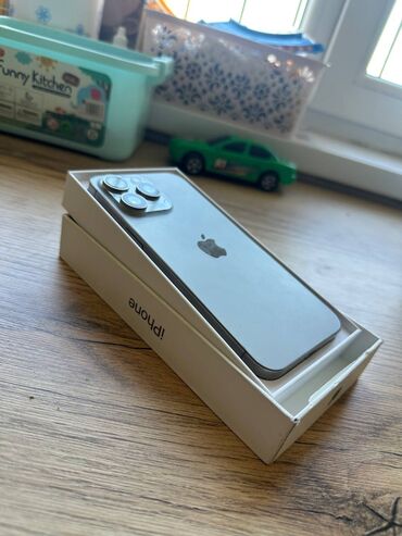 скупка ноутбуков бишкек: IPhone 15 Pro Max, Колдонулган, 256 ГБ, Куту, 88 %