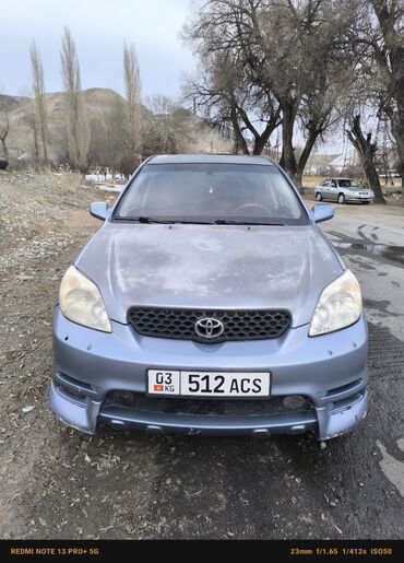 Toyota: Toyota Matrix: 2002 г., 1.8 л, Механика, Бензин, Минивэн