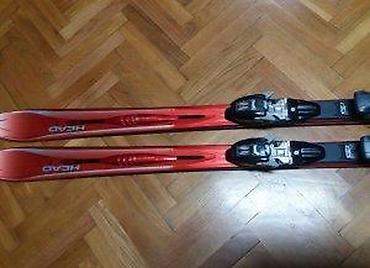 Oprema za skijanje: Head carve skije sa vezovima - Brend/model: Head (crveni karving — 11