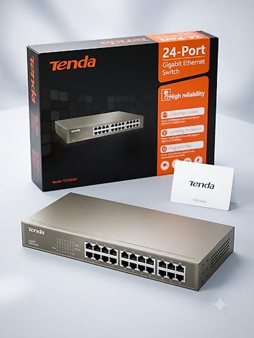 raspberry pi: Коммутатор Tenda TEG1024D — гигабитный Ethernet‑свитч на 24 порта для — 1