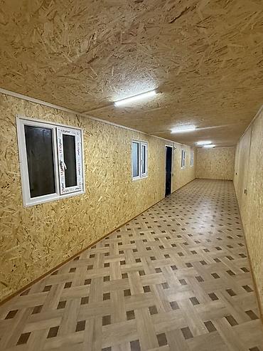 sendiviç panel: 40 futluk yaşayış/ofis konteyneri - Ölçü: təqribən 12 m uzunluq, 2.4 — 3