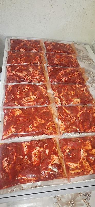 Мясо для шашлыка маринованое готовое от 500 сомов и выше за 1 кг -