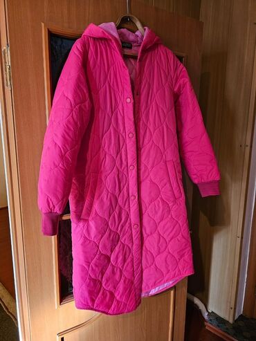 мужское зимнее пальто с капюшоном: Пальто, Осень-весна, Стеганый, Длинная модель, С капюшоном, XL