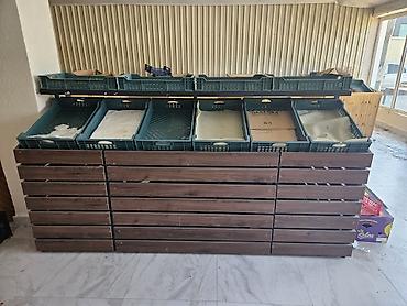 Оборудование для магазинов: ‼️ 2 ƏDƏD ‼️ Meyvə-tərəvəz bölməsi üçün mağaza stendi - Material — 5