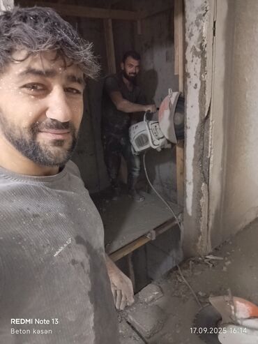 Beton işləri: Beton kəsmə beton deşmə xidməti Karot - HILTI DD 200 / 350 ilə 25 ° — 12