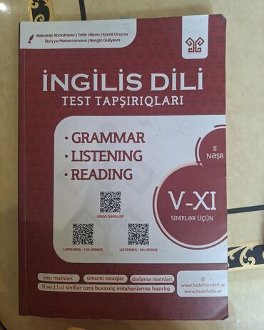 rm kitab: Ingilis dili test,reading,listening tapşırıqları hamısı bir arada + 9