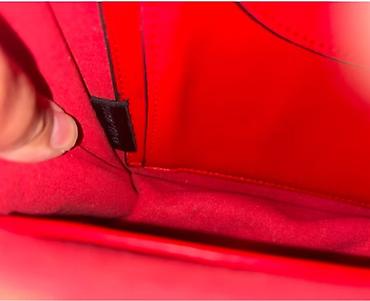 Torbe: Christin Dior J'adore kozna torba. J'ADIOR Shoulder Bag, crvena — 20