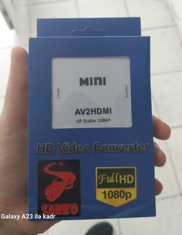 Audio və video kabellər: Av to Hdmi converter Yenidir Satış Mağazadadır ve ya Metro daxilinə
