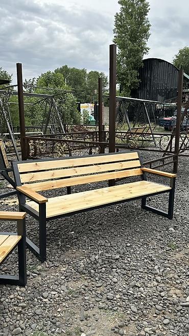 Скамейка Со спинкой, Без крыши