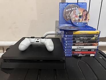 ea play: PlayStation 4 slim 500gb с оригинальным джойстиком. Игры продаются — 1