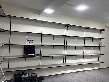 Rəf vitrinləri: Mağaza üçün vitrin rəfləri və stendlər - Material: laminat/MDF tipli — 7