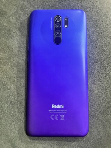 Xiaomi: Xiaomi Redmi 9, 32 GB, rəng - Göy, 
 Barmaq izi