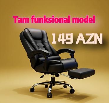Yeni, Təkərli, Qolları tənzimlənmir, Süni dəri
