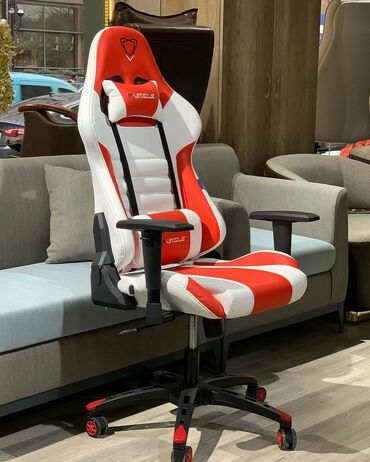 Ofis və oyun kresloları: Yeni, Təkərli, Qolları tənzimlənir, Dəri — 21