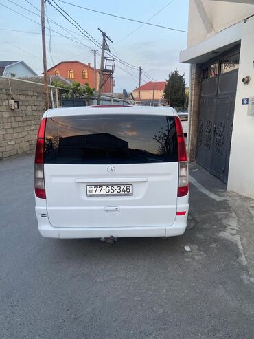 Mercedes-Benz: Mercedes-Benz Vito, ağ rəng, 7/8 yerlik miniven. Əsas xüsusiyyətlər — 8