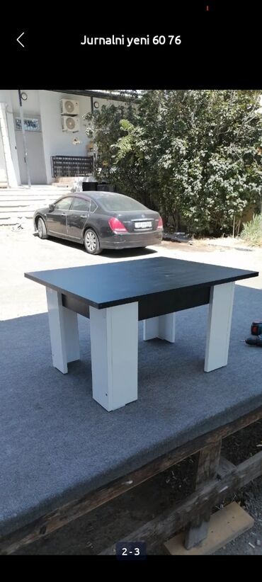 Masalar: Mətbəx masası, Yeni, Açılmayan, Laminat, Kvadrat masa — 16