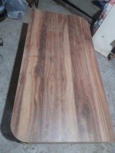 tumba: TV stendi / komod - Material: ağac teksturalı laminat (isti qəhvəyi — 2