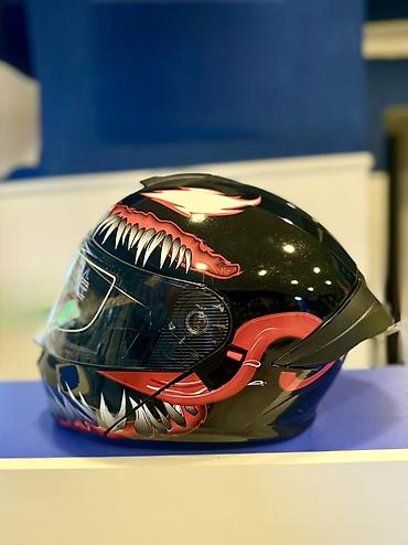 full face kask: Motosiklet dəbilqəsi – tam üzlü model Xüsusiyyətlər: - Aqressiv — 4