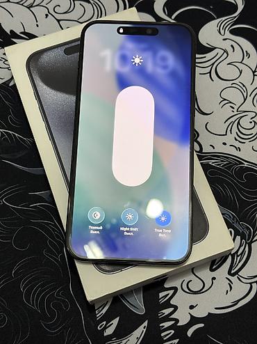 Уюлдук телефондор жана аксессуарлар: IPhone 15 Pro Max, Колдонулган, 512 ГБ, Көк, Коргоочу айнек, Каптама, Куту, 77 % — 4