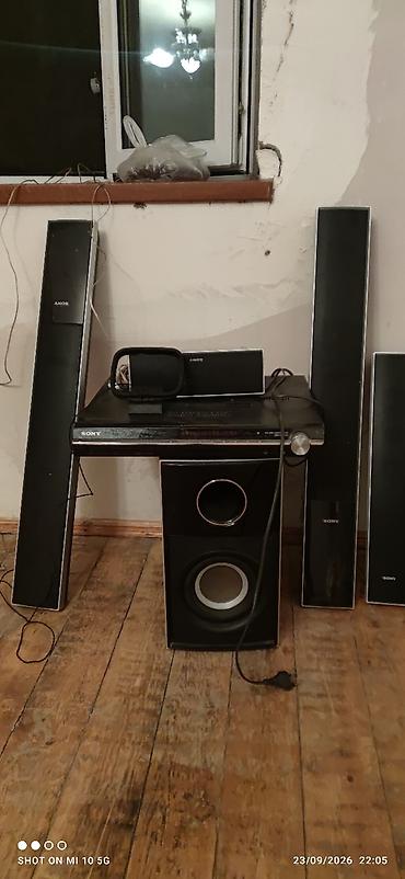 Sony DAV-DZ750K ev kinoteatrı – tam 5.1 kanal sistem Komplekt: - DVD