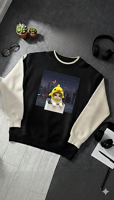 Толстовки: Світшоты унисекс с принтами - Фасон: классический свитшот с круглым — 14