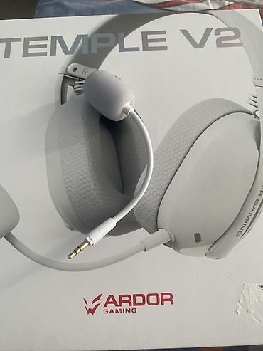 redmi buds 6 active: Игровая гарнитура ARDOR Gaming TEMPLE V2 (белая) - Полноразмерные — 8