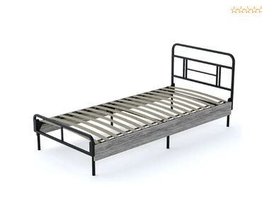 Другие стулья: Каркас кровати MEZA PLUS (840х900х2000) каркас чёрный, боковины ЛДСП