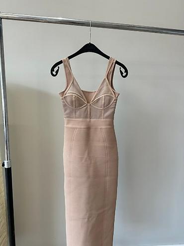xxs: Платье Herve Léger Layered Bandage Midi Dress оригинал. Размер XXS — 5
