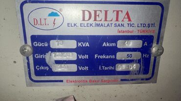 Lampalar: Delta markalı, servo idarəetmə sisteminə malik gərginlik