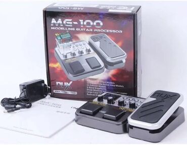 настольный микрофон: Гитарный процессор NUX MG-100 (Modelling Guitar Processor) -