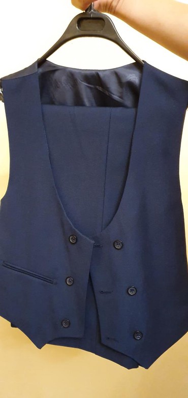 продаю пиджак: Школьная форма, цвет - Синий, Новый
