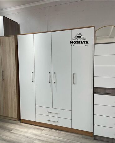 Sifarişlə dolablar: Düz dolab, Qonaq otağı üçün, Dəhliz üçün, Yataq otağı üçün, Qarderob, Açılan, Korpuslu, 4 qapılı — 5